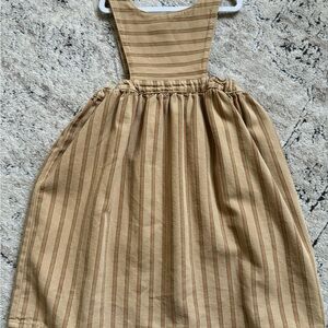 Piupiuchick striped tan dress size 6 y